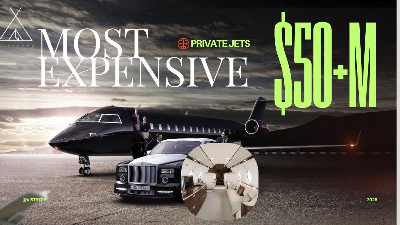 Top 10 Most Expensive Private Jets in the World (2025) – Billionaire Luxury!