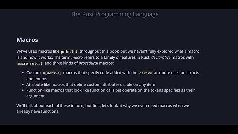 #learning   #rust : #macro in #rust  #youtubeshorts Macros in Rust #meta #programming