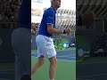 Sam Querry's AMAZING around-the-net shot! 🤯