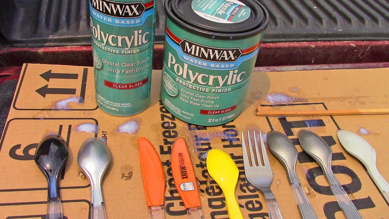 Testing Minwax Polycrylic clear coat 