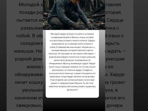 🐱 Из пепла: история хирурга, кошки и судьбы! #ЖизненныйПерелом #Чудеса #животные