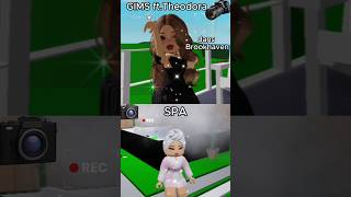 Pov GIMS ft Theodora -SPA dans Brookhaven- ROBLOX  #shorts #roblox  #brookhaven #gims #theodora