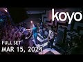 Koyo  full set w multitrack audio  live  mahalls