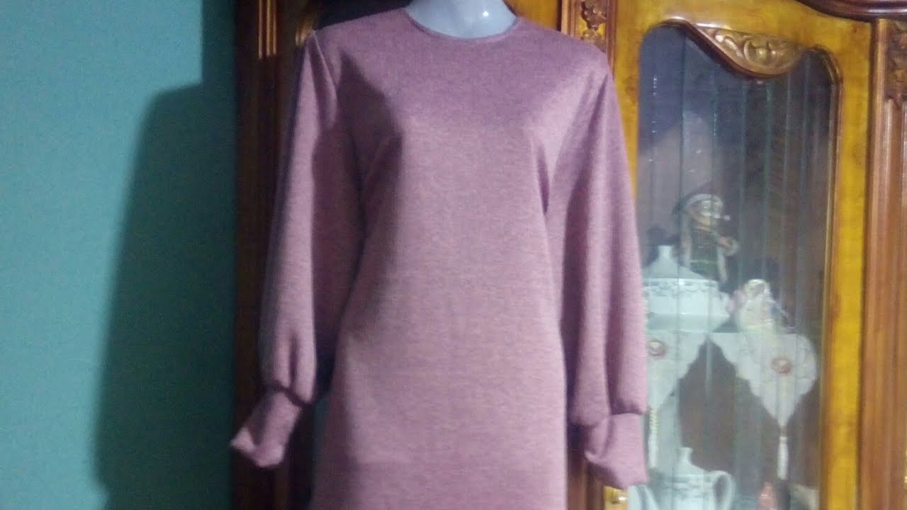 الحصري كله عندنا ( من مترين قماش بس عملنا فستان طويل ايد ورجل مقاس كبير )