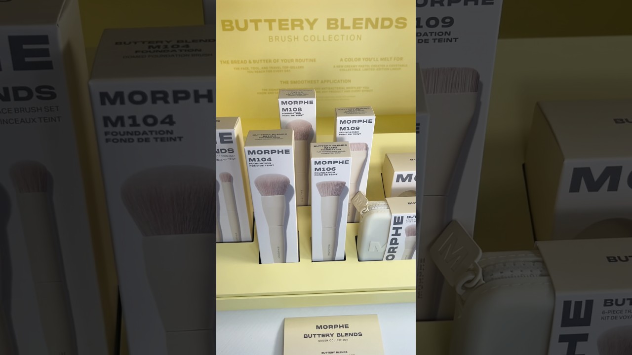 NEW Morphe Buttery Blends Brushes #morphebutteryblends #morphe