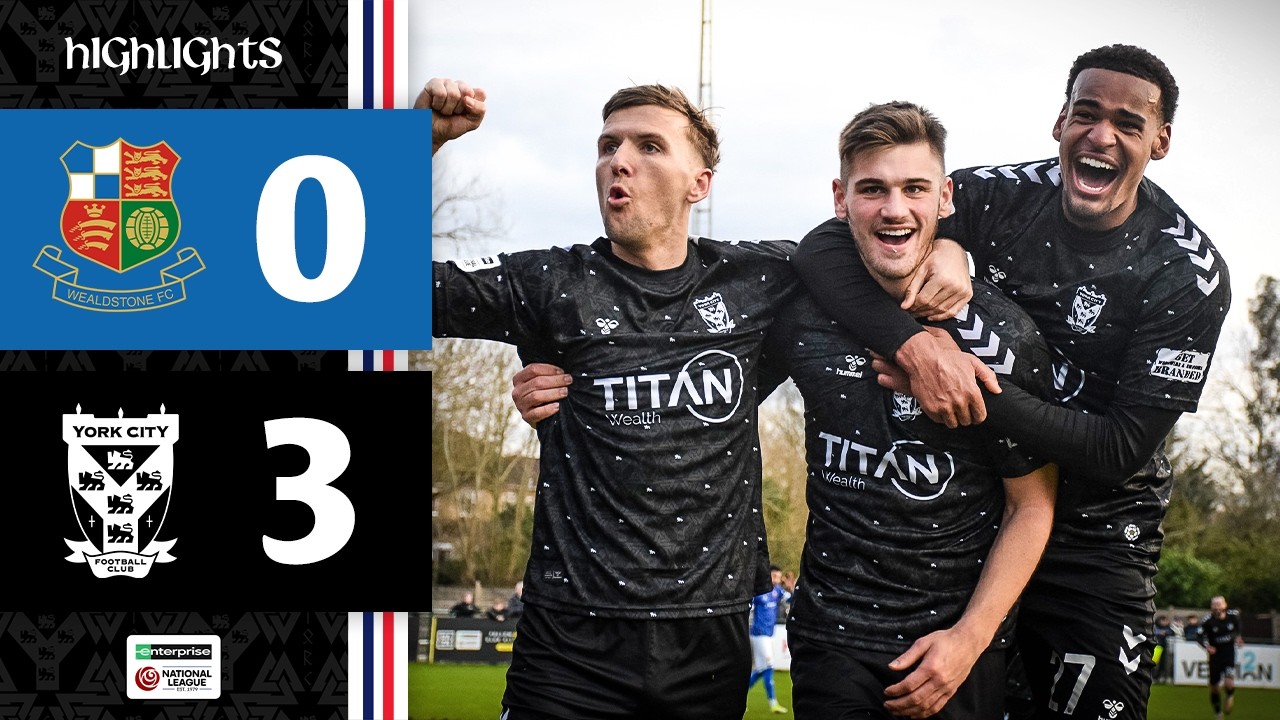 📺 Match Highlights | Wealdstone 0-3 York City | 2025/26