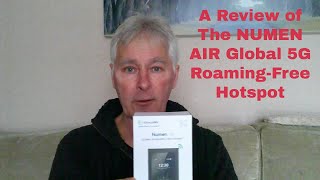 Review of the Numen Air Global 5G Roaming-Free hotspot - GlocalMe - Ucloud Technology - 5G Wireless