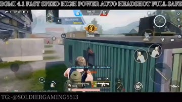 BGMI 4.1 FAST BULLET SPEED / FAST JIGGLE FULL BRUTAL / AIMBOT HIGH DAMGE FULL SAF3