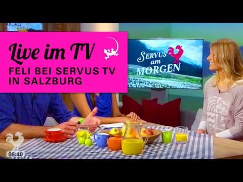 TRAVELICIA IM TV | Feli live bei Servus TV in Salzburg