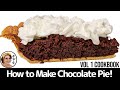 Chocolate Fudge Pie, Simple Ingredient Old Fashioned Cooking