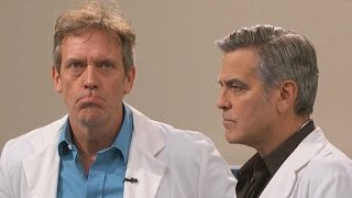 George Clooney and Hugh Laurie Revive 'E.R.' and 'House' Doctors on 'Jimmy Kimmel Live'