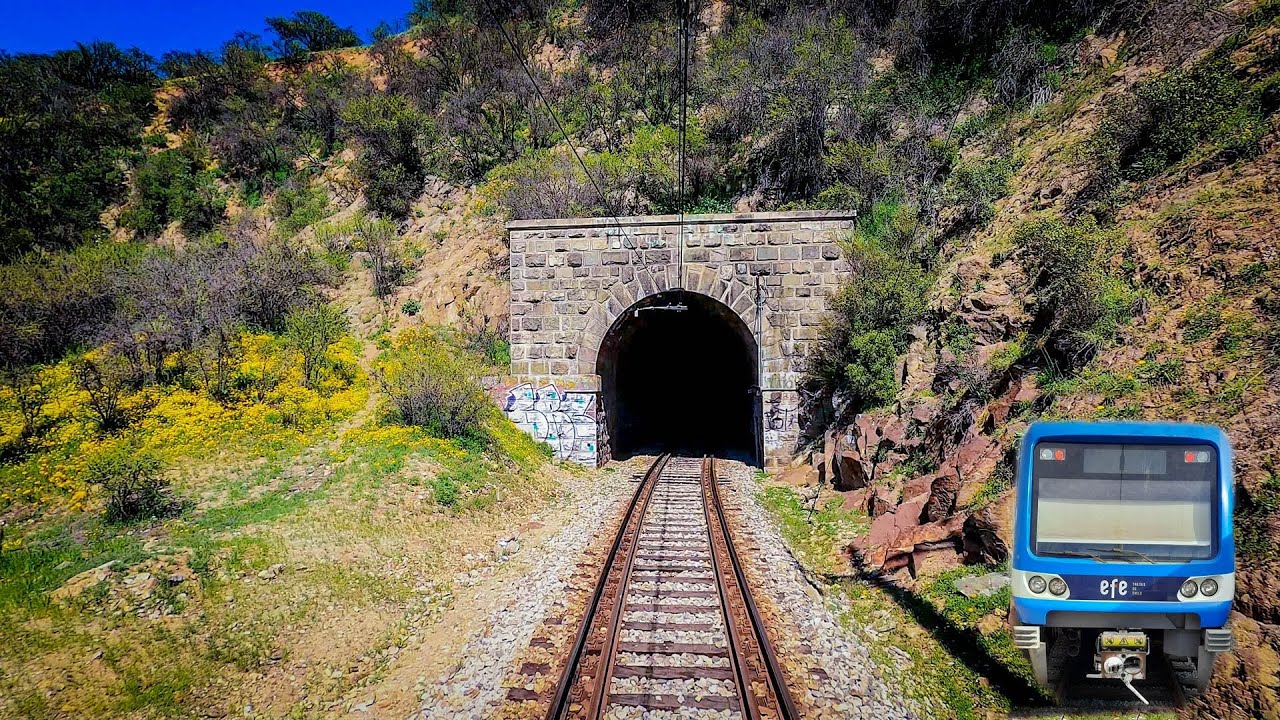 [Cab Ride] Viaje en cabina de tren Limache - Valparaíso (Chile) / EMU Alstom X'trapolis 100