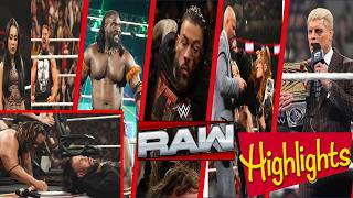 Wwe Raw 5 May 2026  Highlights   Roman Reigns Vs Jacob Fatu  Seth Rollins Vs Bron Breakker 