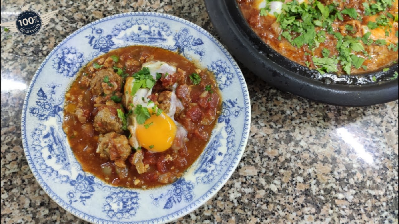 Kefta Mkaouara Moroccan Meatball & Egg Tagine YouTube