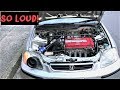 Honda B20 VTEC ONE OF THE LOUDEST VALVE LIFT I HEARD!