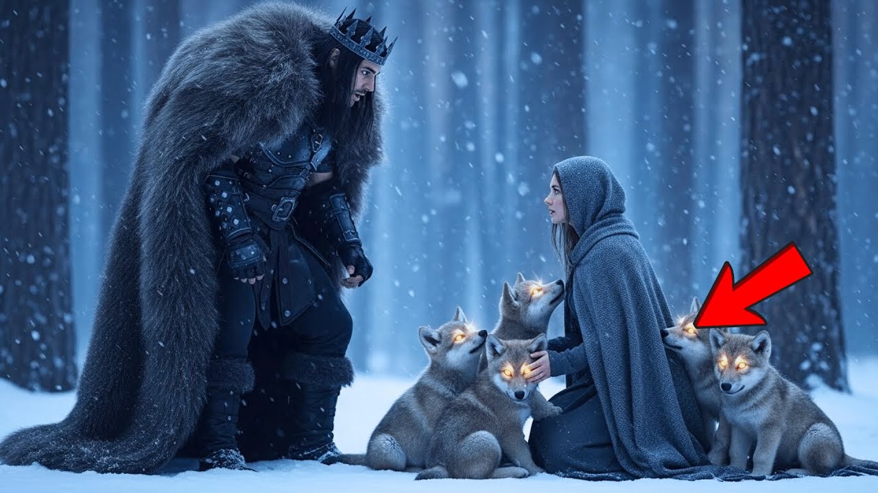 Król Alfa widzi Odrzuconą na śniegu z synami o jego złotych oczach. Zbliża się...
