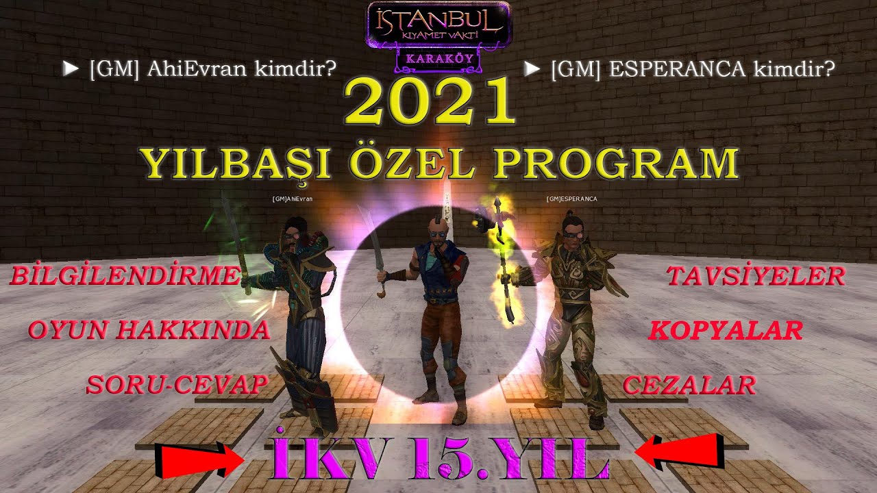 [GM] AhiEvran & [GM] ESPERANCA | YILBAŞI ÖZEL PROGRAMI 2022 | İKV SOHBETLER