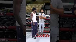 Erickson Lubin let Andreal Holmes Jr. know exactly how he feels after weigh-ins
