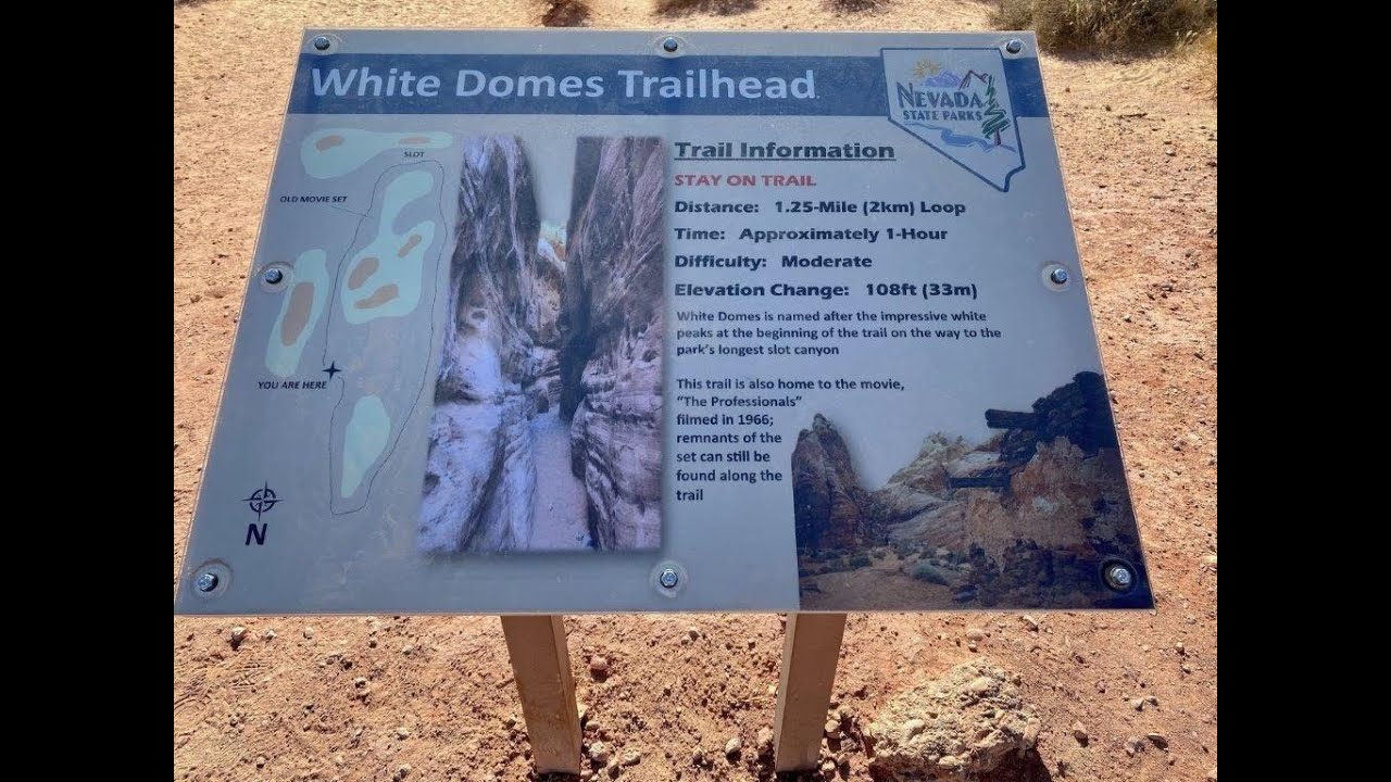 Nevada Overton Valley of Fire White Domes Trail