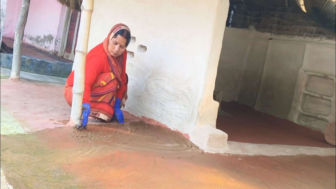 आज तो घर में बहुत ही ज्यादा लिपाई -पुताई की मेहनत हो गई 💞चूल्हे की पुताई भी🏠होने के बाद घर एकदम महल 