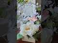 DIY Floral Ring Table Centerpieces with Light #diyshorts
