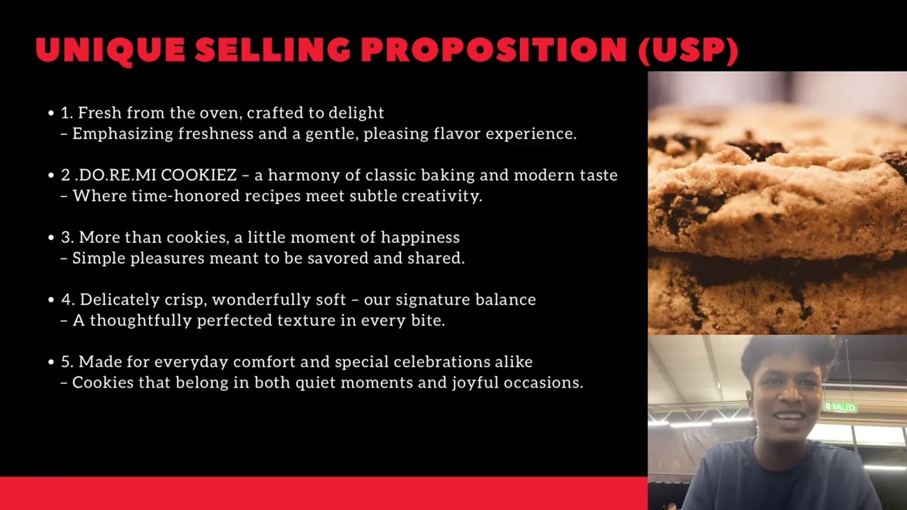 Product Pitching DO.RE.MI cookies