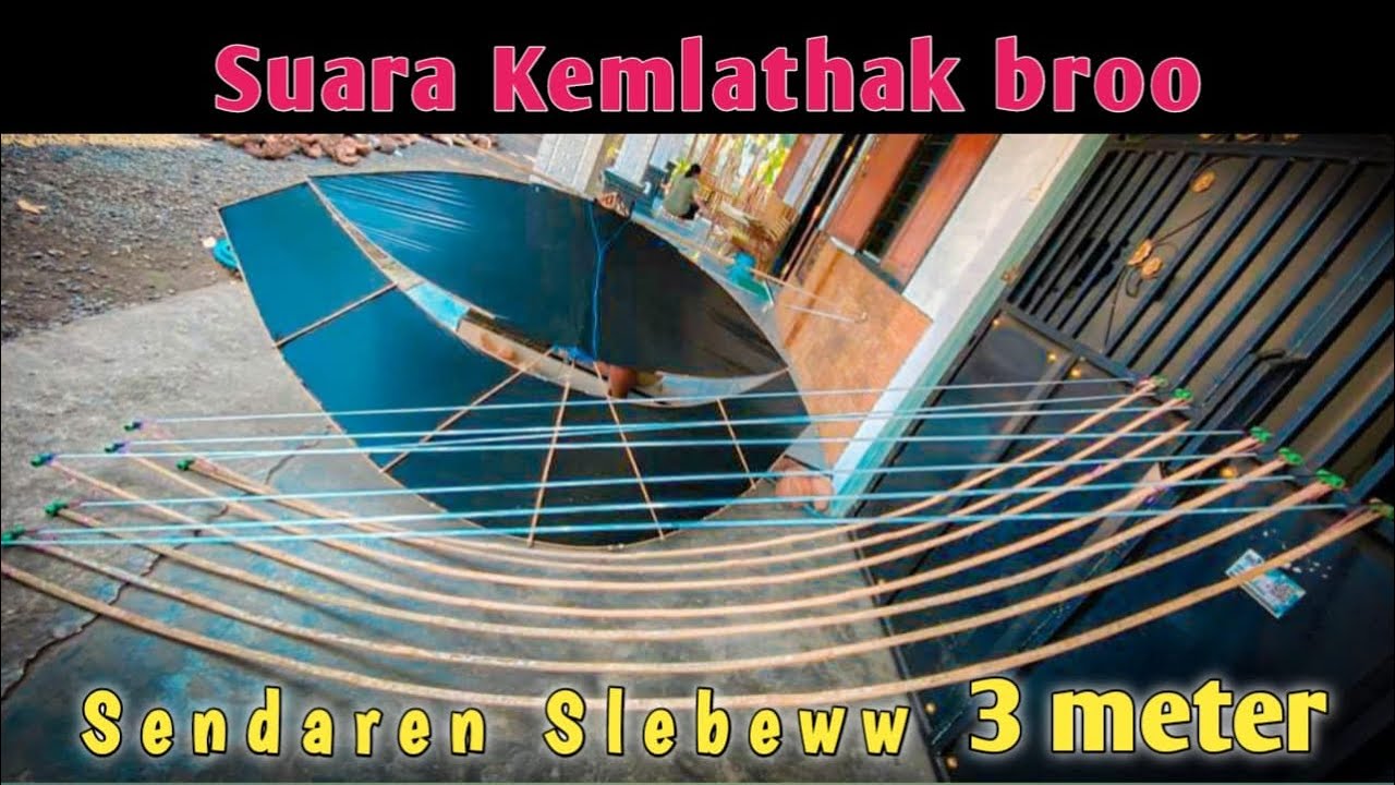 Tutorial cara setting sendaren kemlatak ukuran 3 meter full mika dramben