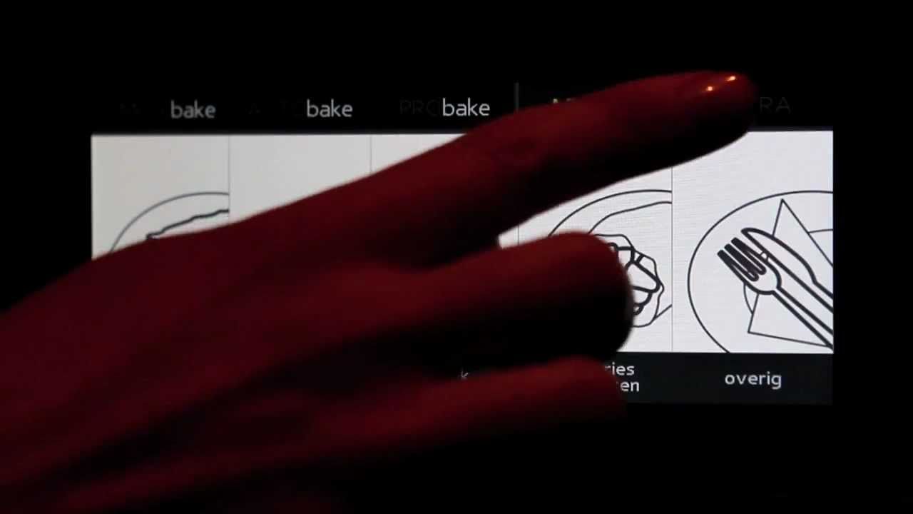 iBake Touchscreen Oven van Pelgrim OKW599RVS