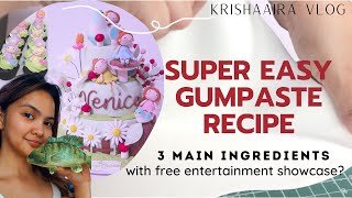 SUPER EASY GUMPASTE RECIPE | KRISHA AIRA VLOG