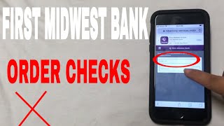 ✅  3 Ways To Order First Midwest Bank Replacement Checks 🔴