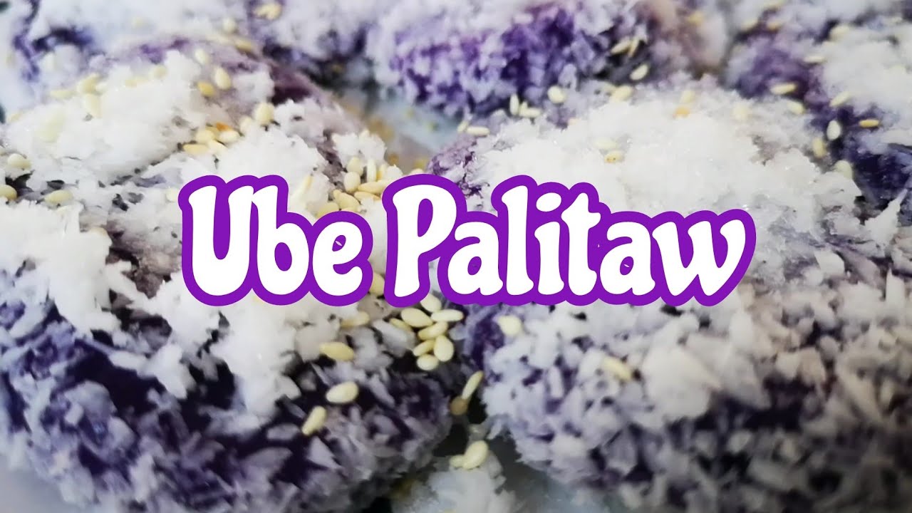 Ube Palitaw (Easy and delicious Filipino Recipe)