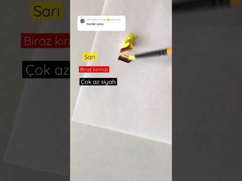 Video: Xardalda sarı boya varmı?