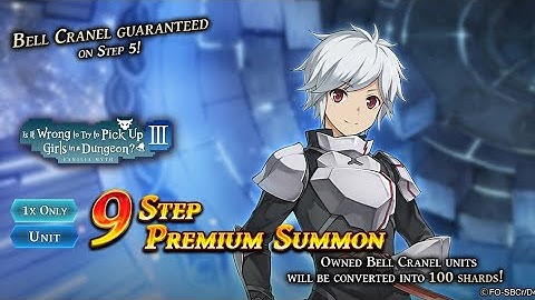 Alchemist Code x DanMachi Collaboration - Summons For Bell Cranel 👍