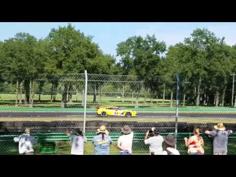 Corvette last lap restart at VIR