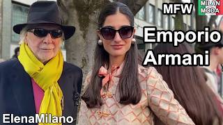 Emporio Armani Milan Fashion Week Women 🇮🇹 #italy #milan #mfw