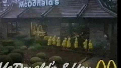 1980's Mcdonalds  CAMP NIPPERSINK Commercial