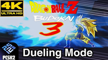 Dragon Ball Z: Budokai 3 (PS2) - Dueling mode and Random Fights (4K 60 FPS)