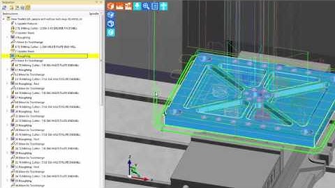 8. Edgecam Test Drive Milling Tutorial - Editing