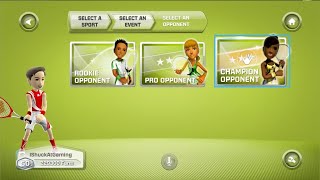 Kinect Sports: Season Two - Tennis (Champion) Gameplay