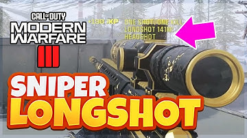 How to Get Longshot on MW3! [Sniper Class]