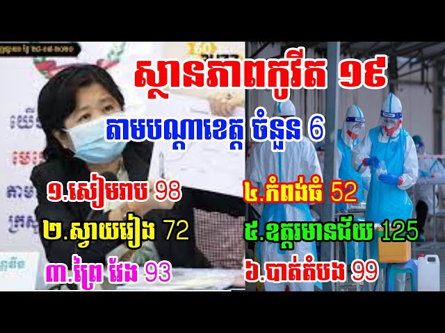 Hot news! situation covid19 other province in Cambodia​ on 29/07/2021 class=