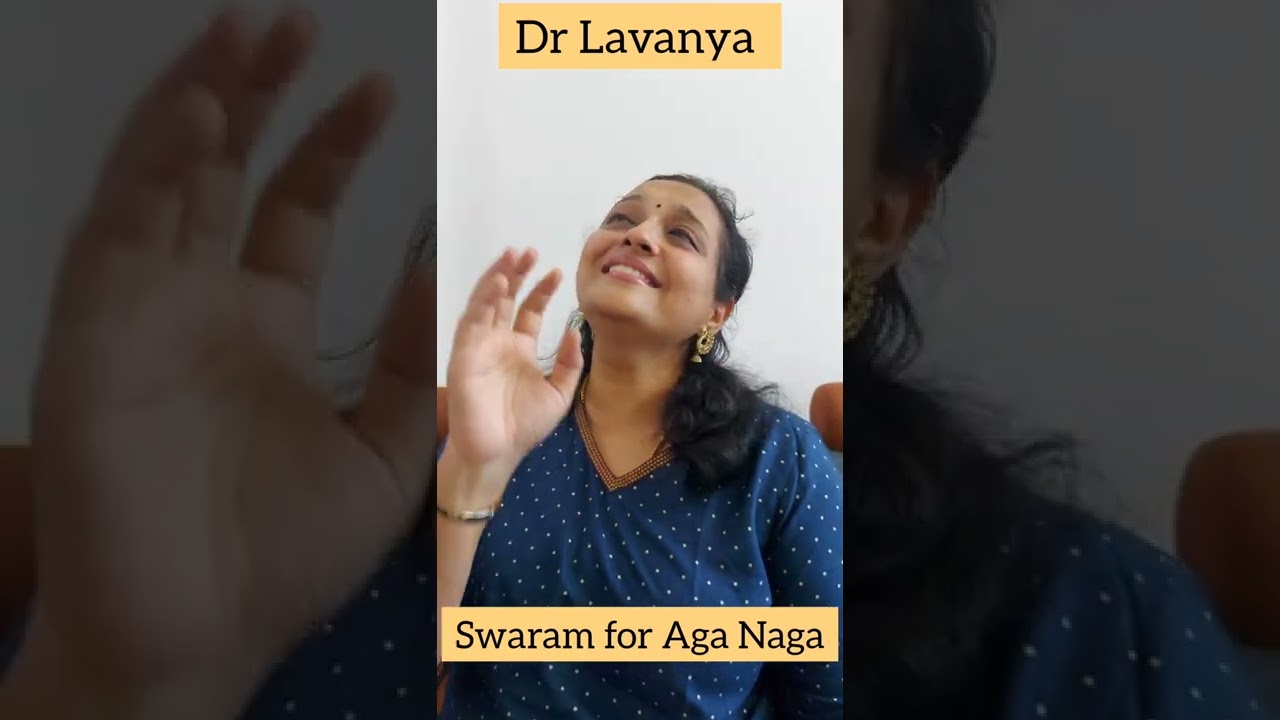 |Swaram for Aga Naga | Ponniyin Selvan 1| Dr Lavanya | Carnatic Notes |