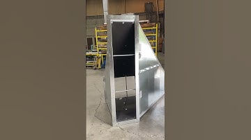 Rectangular Duct Offset Fitting with Internal Duct Liner