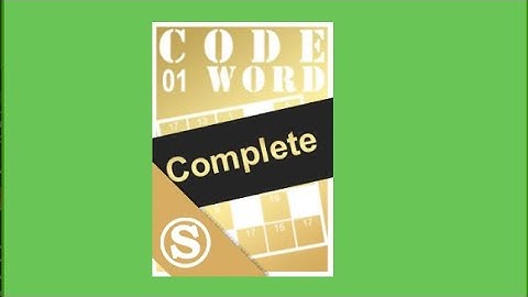 Puzzle Page Codeword Issue 1 Answers