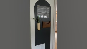 DIY command center! Family and small home organization idea #moderndecor #interiordesign