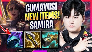 GUMAYUSI TRIES SAMIRA WITH NEW ITEMS! - T1 Gumayusi Plays Samira ADC vs Ezreal! | Season 2024