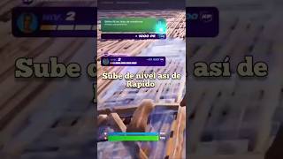 ¿Cómo subir de nivel rápido en Fortnite? 📈🚀 #fortnite #xp #fortnitepro #leveluptips