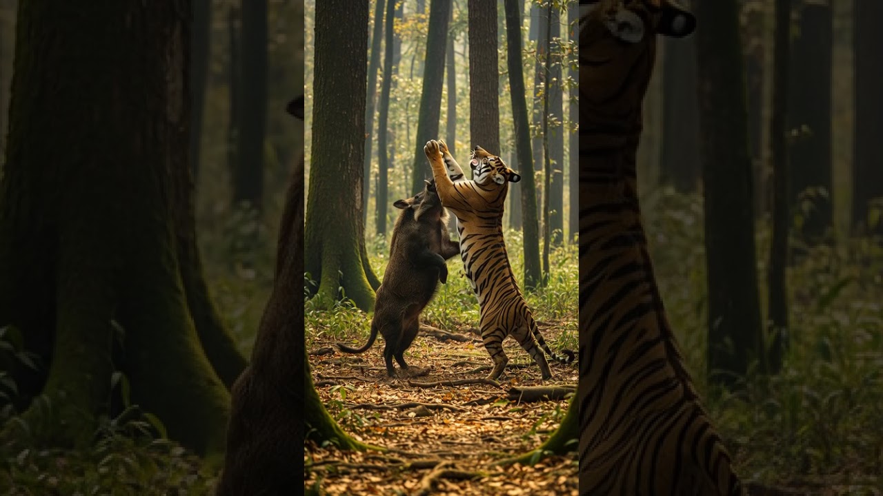 Boar’s Revenge! 🐗 The Tiger Gets Overpowered! 