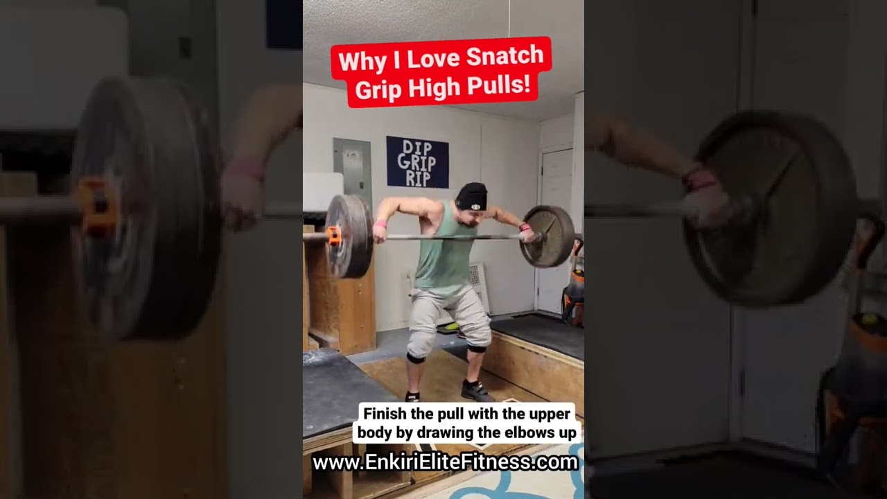 Постройте МАССИВНЫЕ ТРАПЕЦИИ с помощью этого простого олимпийского упражнения (рывковая тяга с вы...