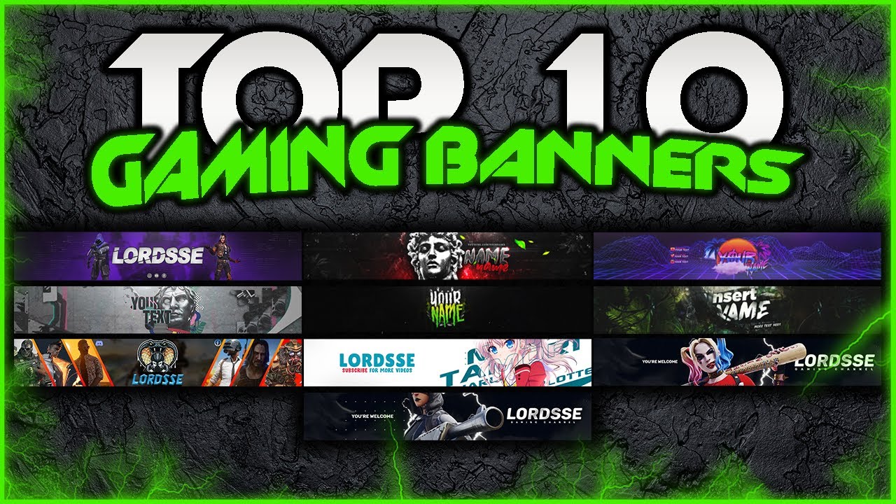 10 Gaming  Banner Template   banner template,  banners,  Gaming banner